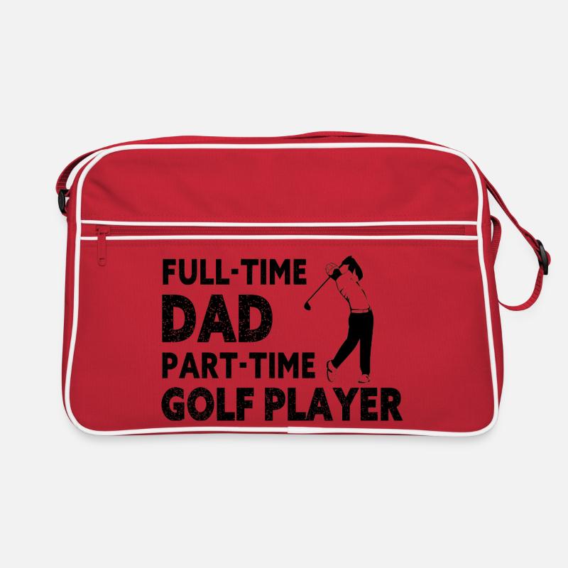Vollzeitvater Teilzeit-Golfspieler – Geschenk Retro Tasche