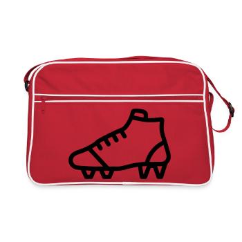 football boots - Retro Bag - red/white - Front