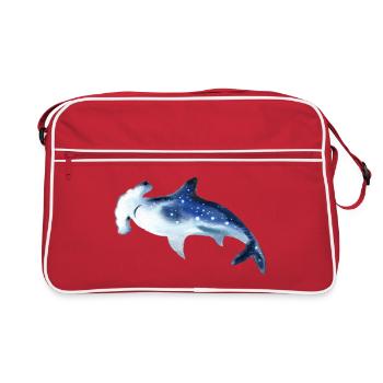 Chemise aquarelle Hammerhead Shark Aquarelle - Sac Retro - rouge/blanc - Devant