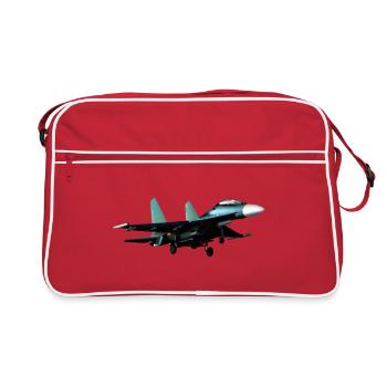 Jet Su-27 - Retro Bag - red/white - Front