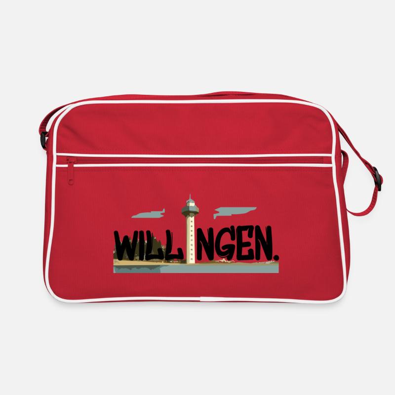 Willingen 20210628 - Retro Tasche - Rot/Weiß