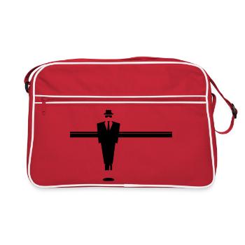 Kicker, Maffia - Retro Tasche - Rot/Weiß - Vorne