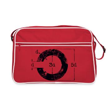 Landolt C - Retro Bag - red/white - Front