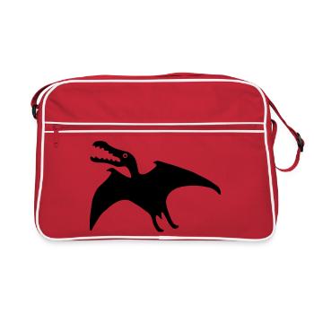 dino - Sac Retro - rouge/blanc - Devant