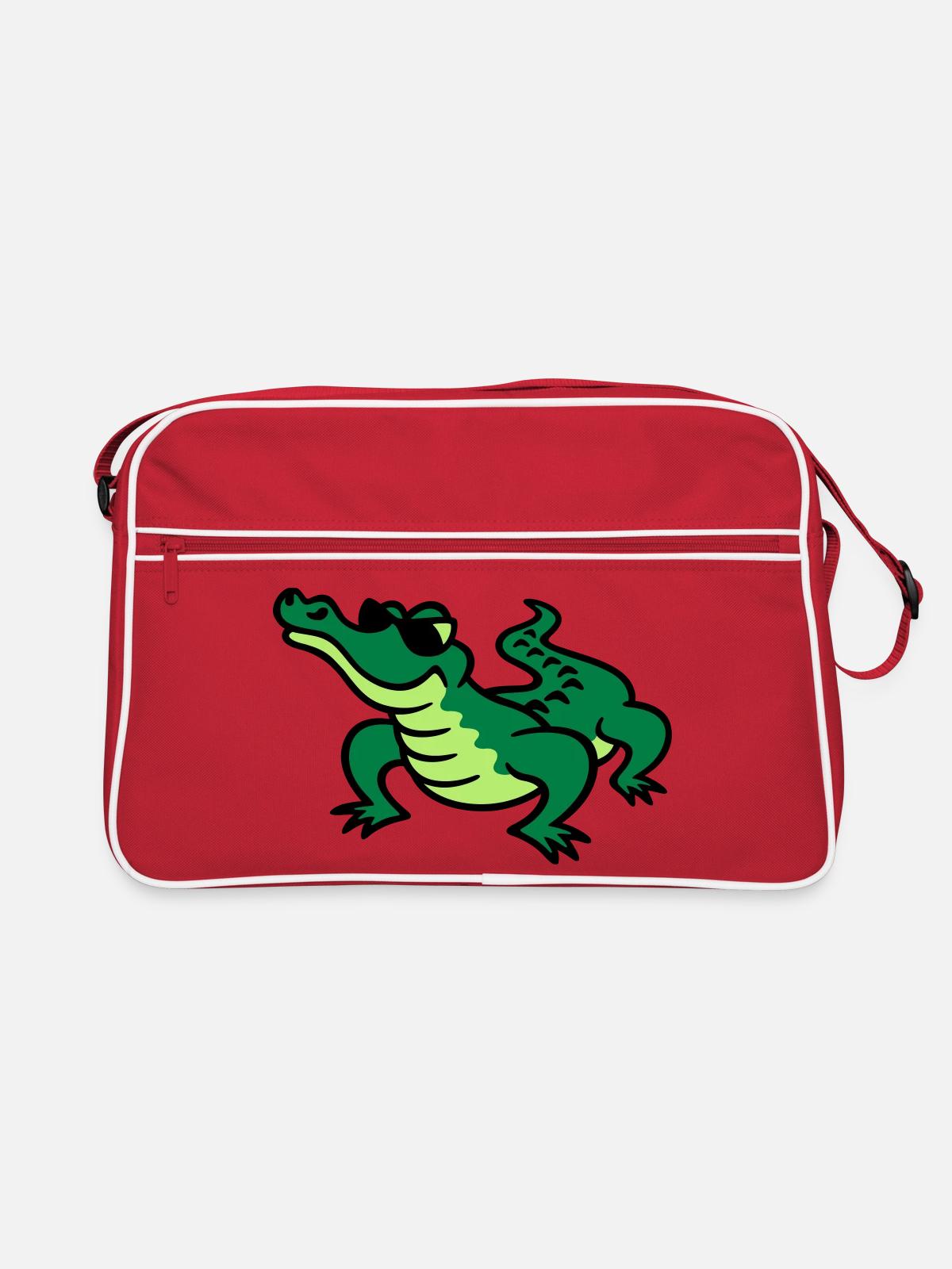 Cool Croc - Retro Bag - red/white - Front