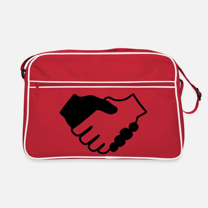 Hands black and white Retro Bag