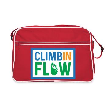 Climb in Flow range - Retro Bag - red/white - Front