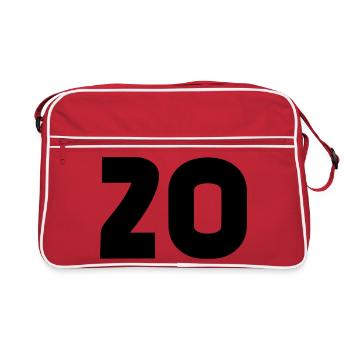 20 - Retro Bag - red/white - Front
