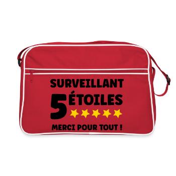 supervisor - Retro Bag - red/white - Front