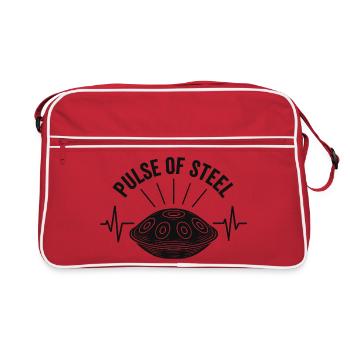 Pulse Of Steel - Sac Retro - rouge/blanc - Devant