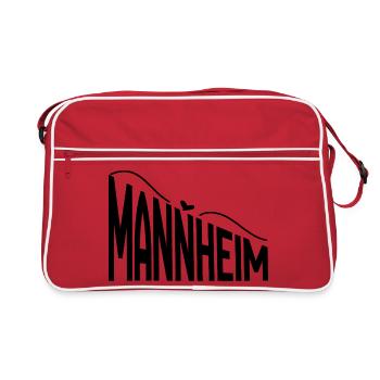 Mannheim - Sac Retro - rouge/blanc - Devant