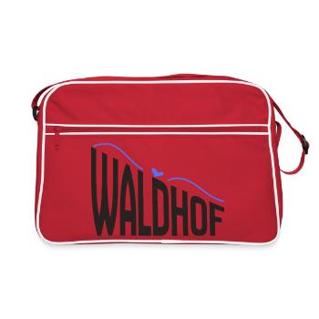 Waldhof - Retro Tasche - Rot/Weiß - Vorne