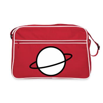 Planète - Sac Retro - rouge/blanc - Devant