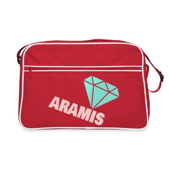 Aramis en tant que noble - Sac Retro - rouge/blanc - Devant