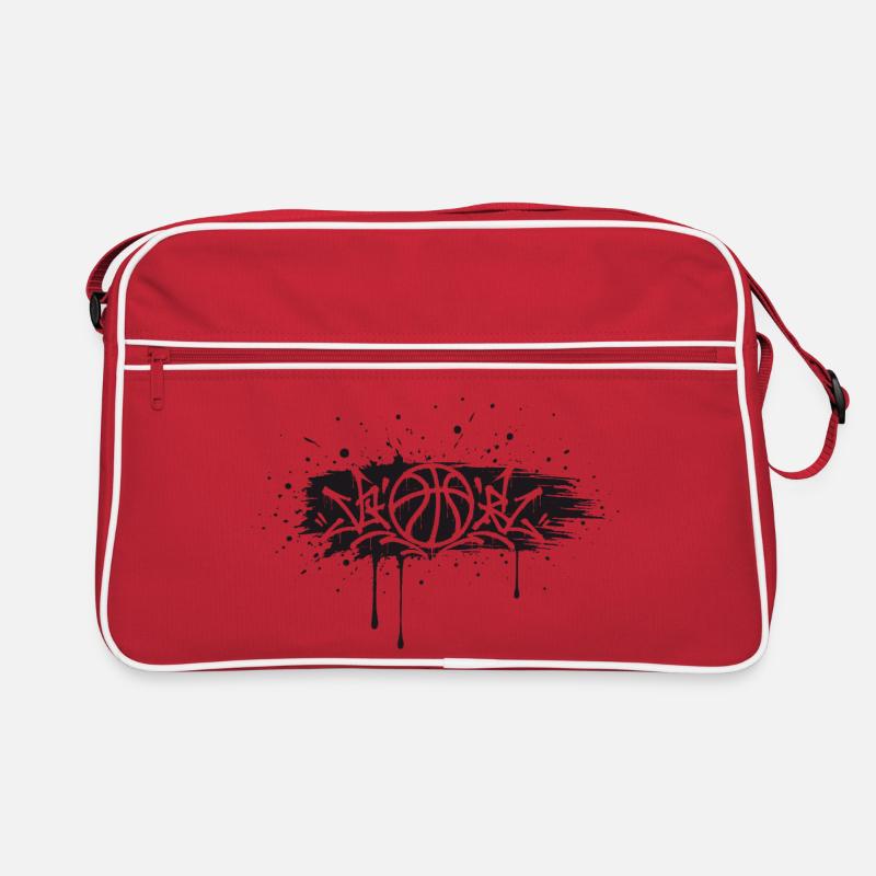 Conception de Splash de Basket Graffiti Streetball Sac Retro
