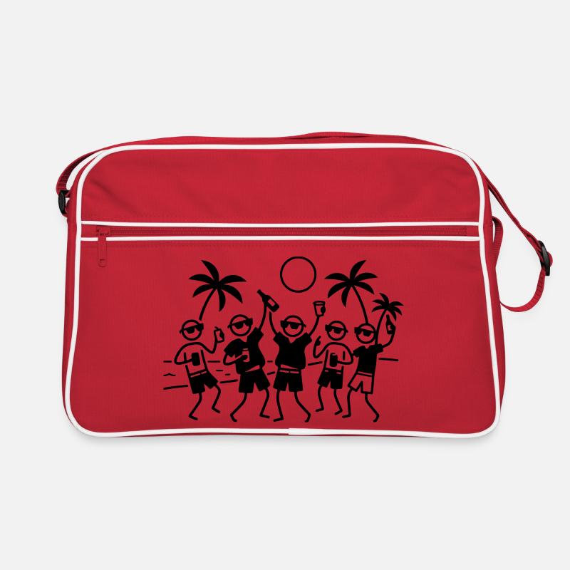 Party Group Beach Sac Retro