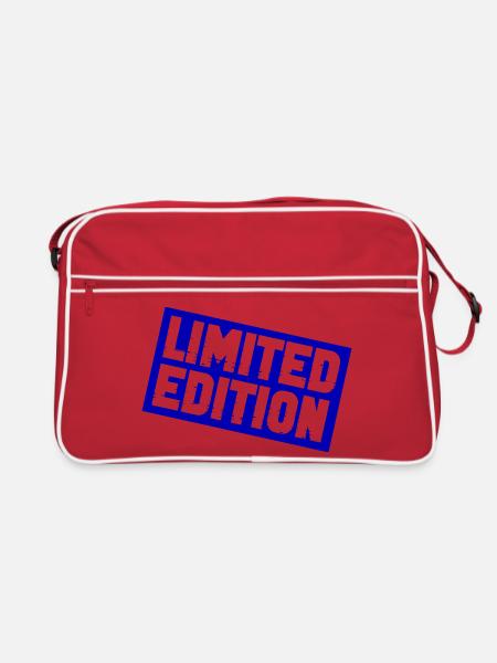 Limitierte Sternedition Druck - Retro Tasche - Rot/Weiß - Vorne