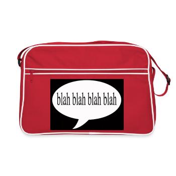 Blah Blah Blah - Sac Retro - rouge/blanc - Devant