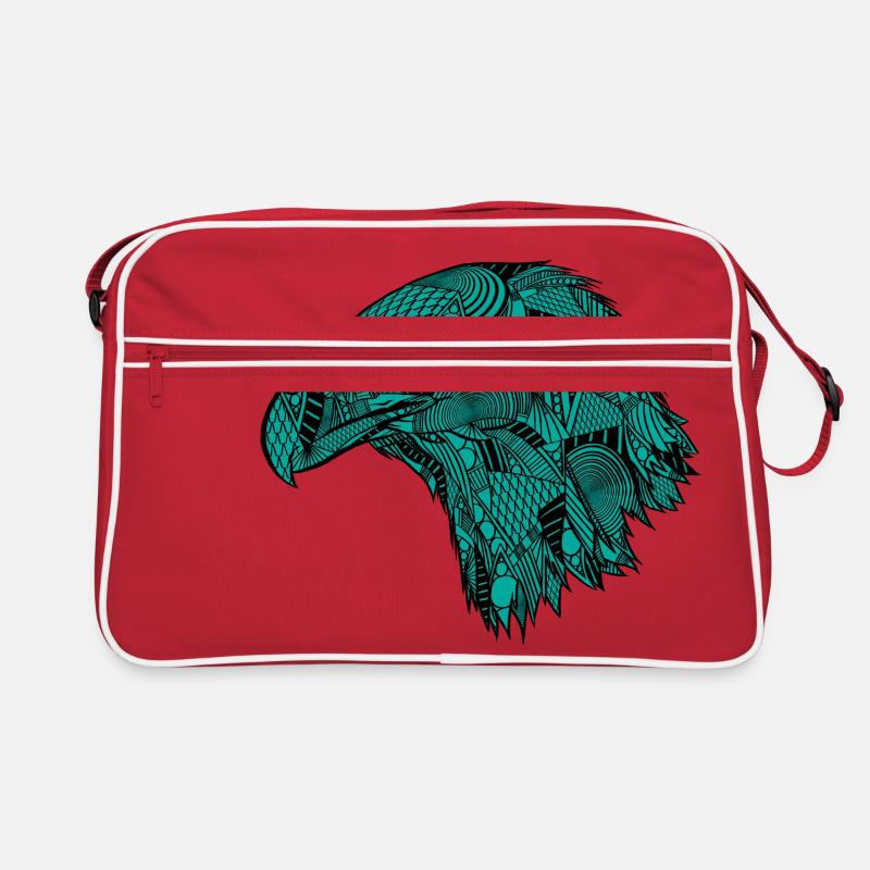 Turquoise eagle Retro Bag
