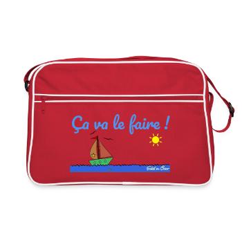 Ca va le faire - Sac Retro - rouge/blanc - Devant