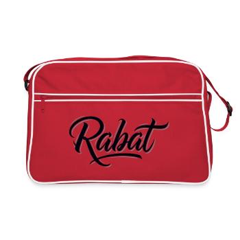 Rabat - Sac Retro - rouge/blanc - Devant