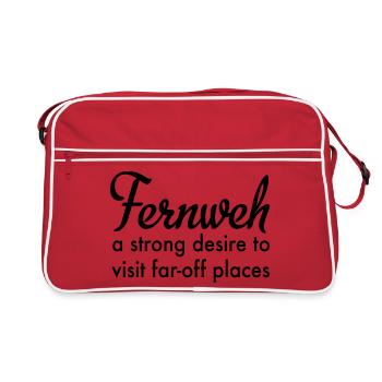 Nostalgie à distance - Sac Retro - rouge/blanc - Devant