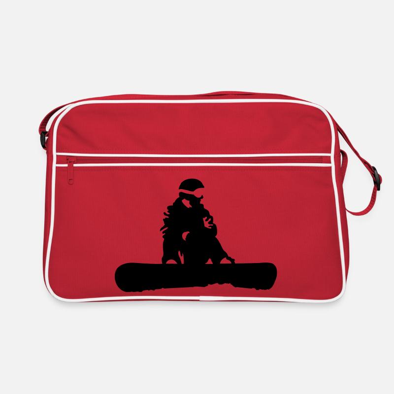 Snowboarding Retro Tasche
