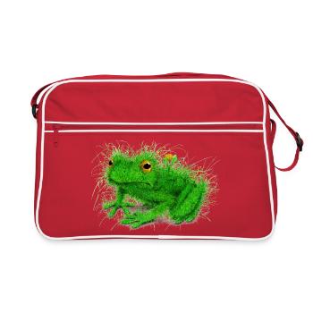 Grass Frog - Retro Bag - red/white - Front