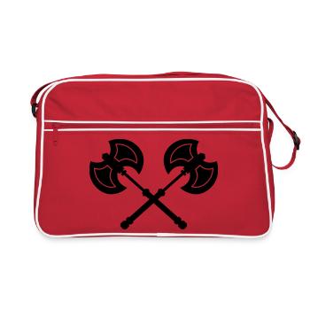 hache - Sac Retro - rouge/blanc - Devant