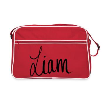 Liam - Retro Bag - red/white - Front