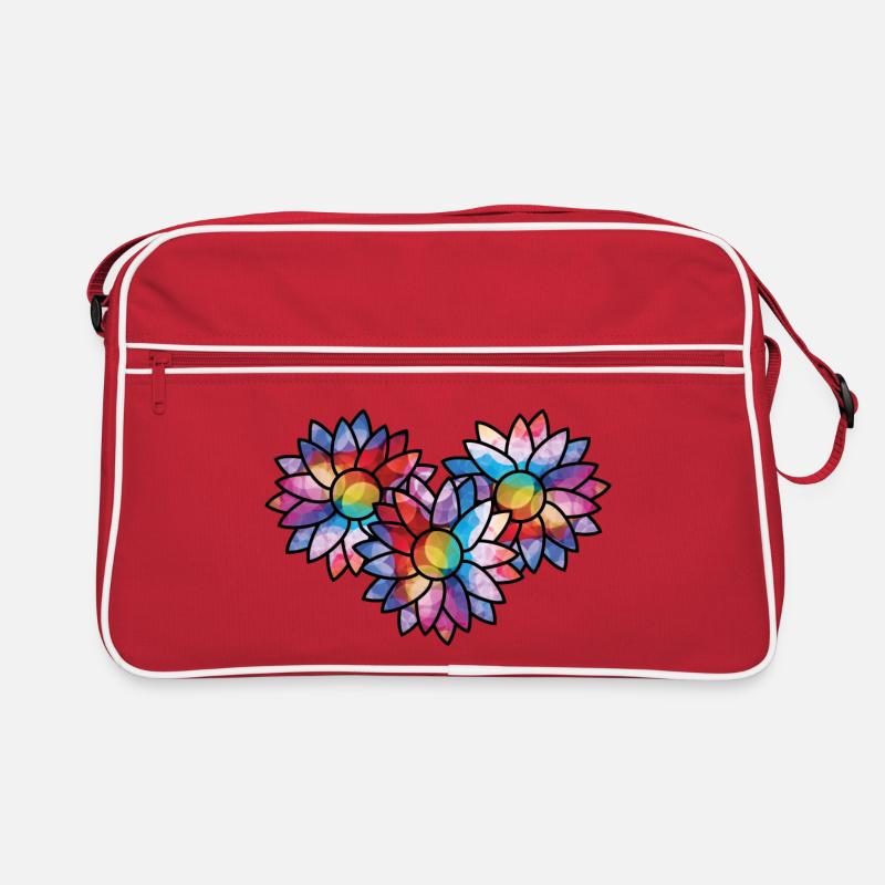 Sunflowers coloured Retro Bag