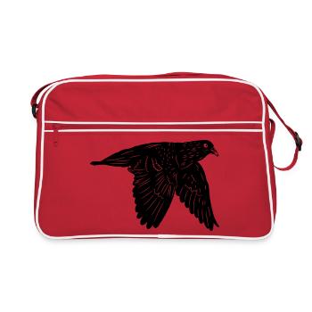 Pigeon de compétition pigeon - Sac Retro - rouge/blanc - Devant