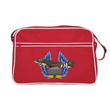 C-47 DC-3 - Sac Retro - rouge/blanc - Devant