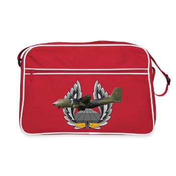 C-160 Transall - Retro Tasche - Rot/Weiß - Vorne