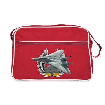 F-14 Tomcat - Sac Retro - rouge/blanc - Devant