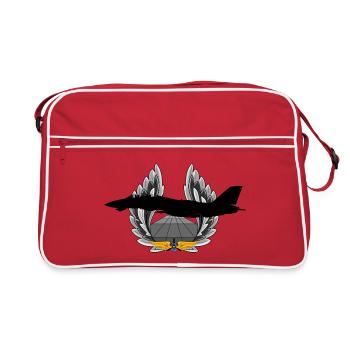 F-14 Tomcat - Sac Retro - rouge/blanc - Devant