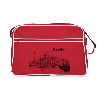 Berlin - Retro Bag - red/white - Front