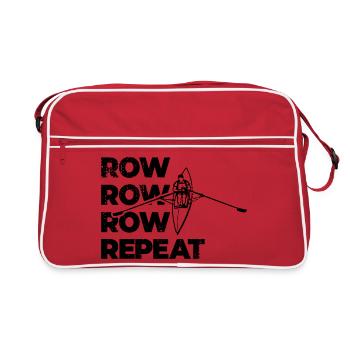 Rowing Repetition - Retro Bag - red/white - Front