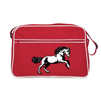 Galop frison - Sac Retro - rouge/blanc - Devant