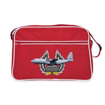 C-130 Super Hercules - Sac Retro - rouge/blanc - Devant