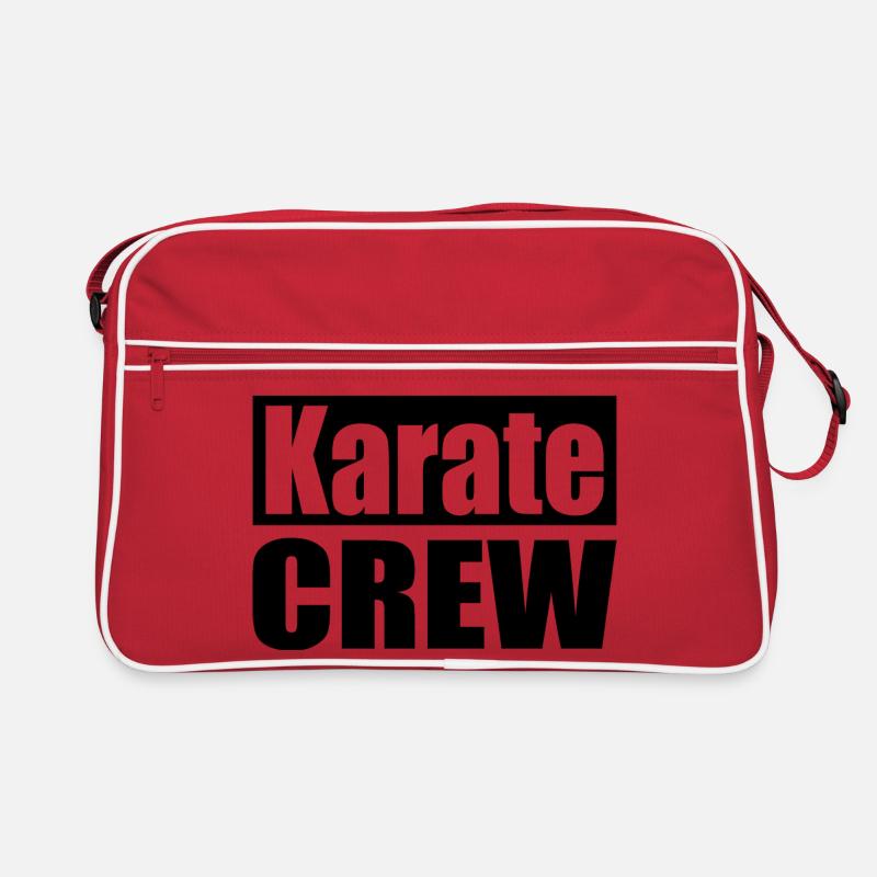 Karate-Mannschaft Retro Tasche