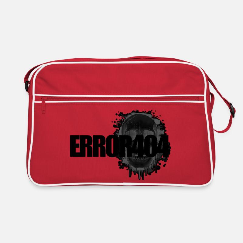 Éclaboussures de graffiti de crâne Sac Retro