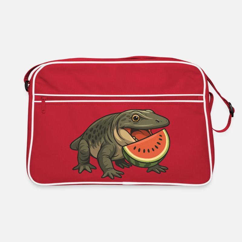 Amphibien primitif évolution dessin animé melon Sac Retro