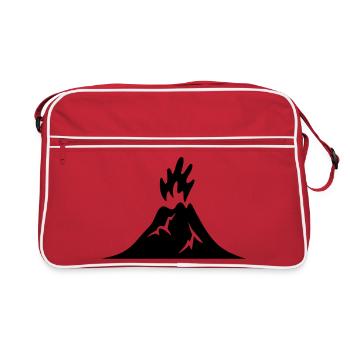 Design Nature Vivid Elements - Retro Bag - red/white - Front