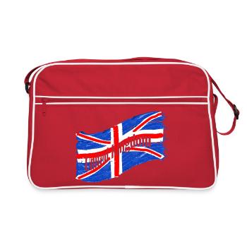 Drapeau de l’Angleterre - Sac Retro - rouge/blanc - Devant