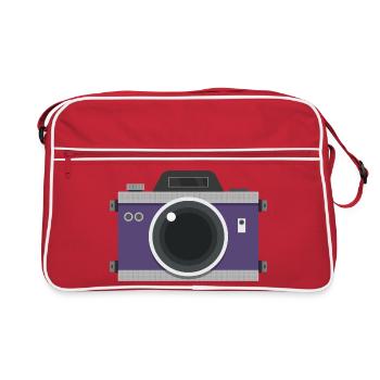 Zimmer - Retro Tasche - Rot/Weiß - Vorne