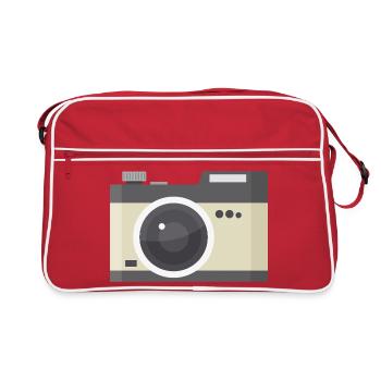 Zimmer - Retro Tasche - Rot/Weiß - Vorne