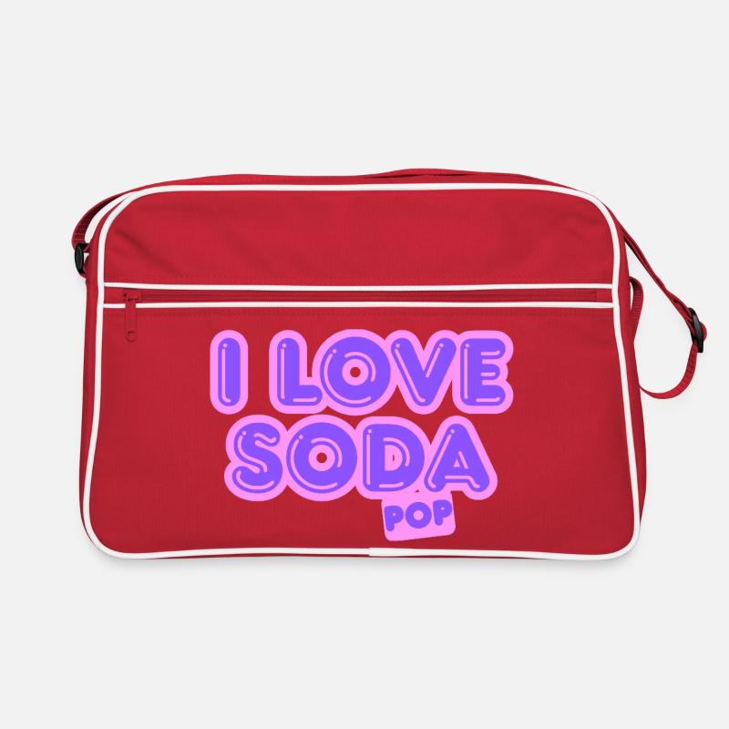 Ich liebe Limonade. Retro Tasche