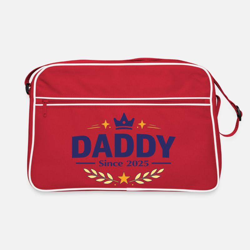 Daddy Since 2025 – Proud Dad Design Retro Bag