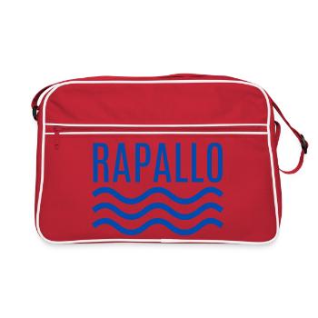 Rapallo Seawave Emblem - Retro Bag - red/white - Front